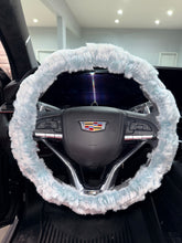 Load image into Gallery viewer, Agave Frosted Cora| Luxury Minky Steering Wheel Cover
