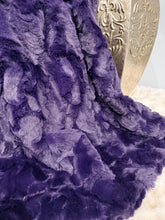 Load image into Gallery viewer, Purple Velvet Tuscany | Luxury Minky Baby Blanket
