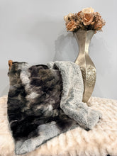 Load image into Gallery viewer, Moonstone Black Tye Dye Hudson x Seamoss Frosted Whispy | Luxury Minky Baby Blanket
