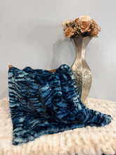 Load image into Gallery viewer, Ocean Rain Tiger Stripe Whispy | Luxury Minky Baby Blanket
