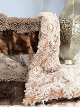 Load image into Gallery viewer, Rocky Road x Mega Strip | Luxury Minky Strip Baby Blanket
