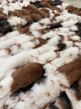 Load image into Gallery viewer, Ivory/Brown Pony Milan Blanket
