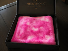 Load image into Gallery viewer, Rose Pink Tonal Whispy | Luxury Minky Throw Cover
