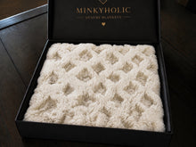 Load image into Gallery viewer, Honeydew Frosted Emma | Luxury Minky Throw Cover
