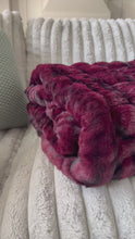 Load and play video in Gallery viewer, Cherry Cola Enzo Milan Minky Blanket
