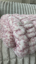 Load and play video in Gallery viewer, Woodrose Cheetah Milan Minky Blanket
