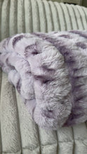 Load and play video in Gallery viewer, Sugar Plum Luca Milan Minky Blanket
