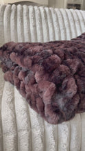 Load and play video in Gallery viewer, Black Coffee Enzo Milan Minky Blanket
